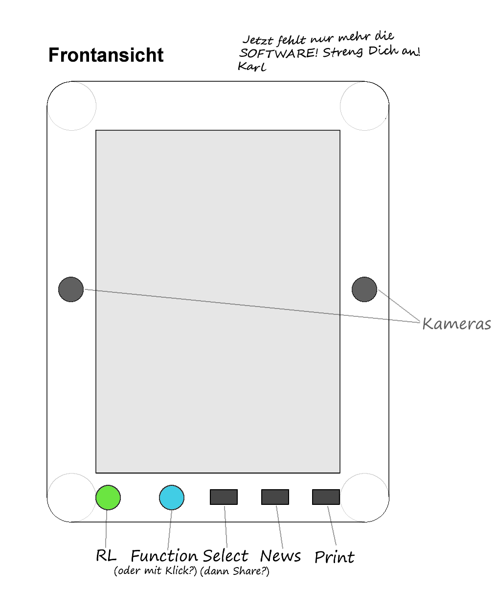 Konstruktionszeichnung Faltenschmeichler